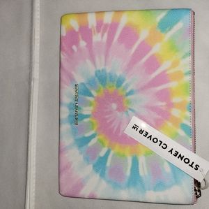 Stoney Clover Lane Tie-Dye Vegan Leather Flat Pouch